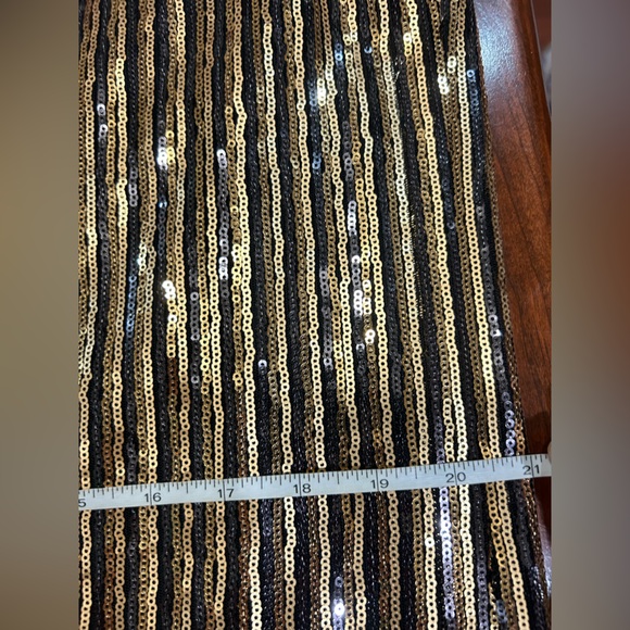 Trina Turk Gold Sequin Halter Mini Dress NWT - Picture 5 of 10